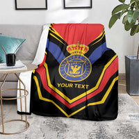 Haiti 1814-1820 Personalized Blanket Haitian Flag of the Kingdom