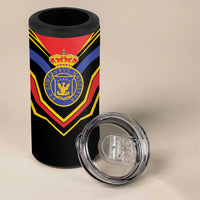 Haiti 1814-1820 Personalized 4 in 1 Can Cooler Tumbler Haitian Flag of the Kingdom
