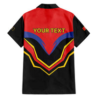 Haiti 1814-1820 Personalized Family Matching Off Shoulder Short Dress and Hawaiian Shirt Haitian Flag of the Kingdom