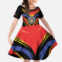 Haiti 1814-1820 Personalized Family Matching Puletasi and Hawaiian Shirt Haitian Flag of the Kingdom