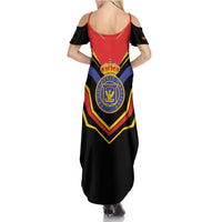 Haiti 1814-1820 Personalized Family Matching Summer Maxi Dress and Hawaiian Shirt Haitian Flag of the Kingdom