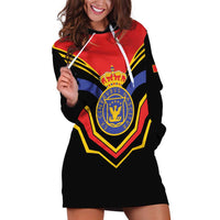 Haiti 1814-1820 Personalized Hoodie Dress Haitian Flag of the Kingdom
