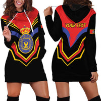 Haiti 1814-1820 Personalized Hoodie Dress Haitian Flag of the Kingdom