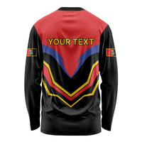 Haiti 1814-1820 Personalized Long Sleeve Shirt Haitian Flag of the Kingdom