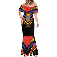 Haiti 1814-1820 Personalized Mermaid Dress Haitian Flag of the Kingdom