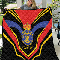Haiti 1814-1820 Personalized Quilt Haitian Flag of the Kingdom