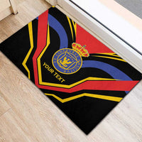 Haiti 1814-1820 Personalized Rubber Doormat Haitian Flag of the Kingdom