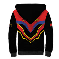 Haiti 1814-1820 Personalized Sherpa Hoodie Haitian Flag of the Kingdom