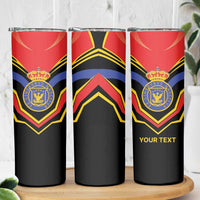 Haiti 1814-1820 Personalized Skinny Tumbler Haitian Flag of the Kingdom