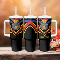 Haiti 1814-1820 Personalized Tumbler With Handle Haitian Flag of the Kingdom