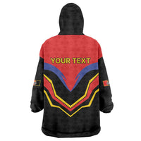 Haiti 1814-1820 Personalized Wearable Blanket Hoodie Haitian Flag of the Kingdom