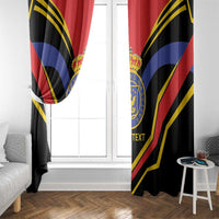 Haiti 1814-1820 Personalized Window Curtain Haitian Flag of the Kingdom