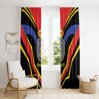 Haiti 1814-1820 Personalized Window Curtain Haitian Flag of the Kingdom