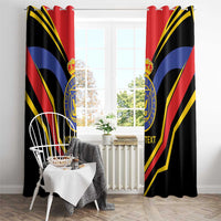 Haiti 1814-1820 Personalized Window Curtain Haitian Flag of the Kingdom