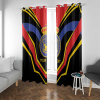 Haiti 1814-1820 Personalized Window Curtain Haitian Flag of the Kingdom