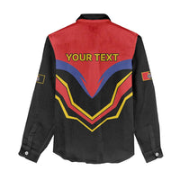 Haiti 1814-1820 Personalized Women Casual Shirt Haitian Flag of the Kingdom