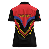 Haiti 1814-1820 Personalized Women Polo Shirt Haitian Flag of the Kingdom