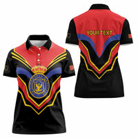 Haiti 1814-1820 Personalized Women Polo Shirt Haitian Flag of the Kingdom