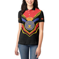 Haiti 1814-1820 Personalized Women Polo Shirt Haitian Flag of the Kingdom