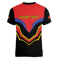Haiti 1814-1820 Personalized Women V-Neck T-Shirt Haitian Flag of the Kingdom