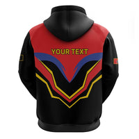 Haiti 1814-1820 Personalized Zip Hoodie Haitian Flag of the Kingdom