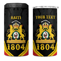 Haiti First Empire 1804-1806 Personalized 4 in 1 Can Cooler Tumbler Haiti Liberte ou la Mort!