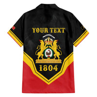 Haiti First Empire 1804-1806 Personalized Family Matching Off The Shoulder Long Sleeve Dress and Hawaiian Shirt Haiti Liberte ou la Mort!