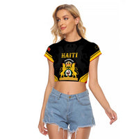 Haiti First Empire 1804-1806 Personalized Raglan Cropped T Shirt Haiti Liberte ou la Mort!