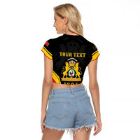 Haiti First Empire 1804-1806 Personalized Raglan Cropped T Shirt Haiti Liberte ou la Mort!