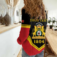 Haiti First Empire 1804-1806 Personalized Women Casual Shirt Haiti Liberte ou la Mort!