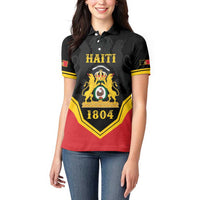Haiti First Empire 1804-1806 Personalized Women Polo Shirt Haiti Liberte ou la Mort!