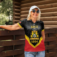Haiti First Empire 1804-1806 Personalized Women Polo Shirt Haiti Liberte ou la Mort!