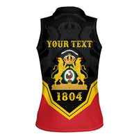 Haiti First Empire 1804-1806 Personalized Women Sleeveless Polo Shirt Haiti Liberte ou la Mort!