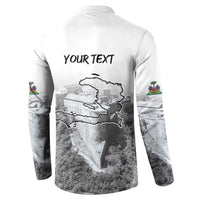 Haiti Pride Citadelle Laferriere 1804 Personalized Button Sweatshirt