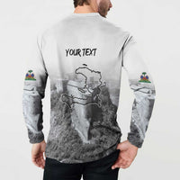 Haiti Pride Citadelle Laferriere 1804 Personalized Button Sweatshirt
