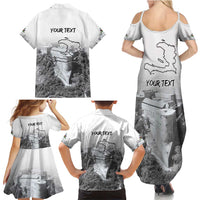 Haiti Pride Citadelle Laferriere 1804 Personalized Family Matching Summer Maxi Dress and Hawaiian Shirt
