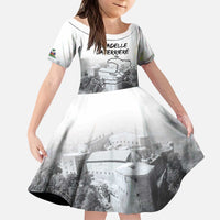 Haiti Pride Citadelle Laferriere 1804 Personalized Kid Short Sleeve Dress