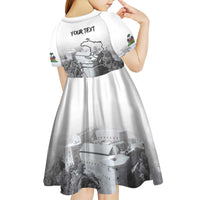 Haiti Pride Citadelle Laferriere 1804 Personalized Kid Short Sleeve Dress