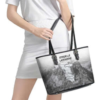 Haiti Pride Citadelle Laferriere 1804 Personalized Leather Tote Bag
