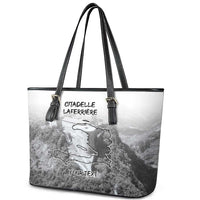 Haiti Pride Citadelle Laferriere 1804 Personalized Leather Tote Bag