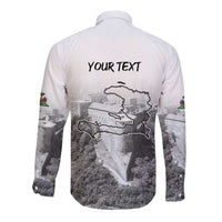 Haiti Pride Citadelle Laferriere 1804 Personalized Long Sleeve Button Shirt