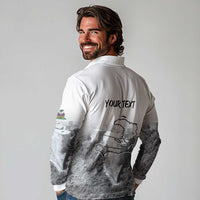 Haiti Pride Citadelle Laferriere 1804 Personalized Long Sleeve Polo Shirt