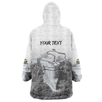 Haiti Pride Citadelle Laferriere 1804 Personalized Wearable Blanket Hoodie