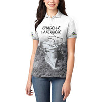 Haiti Pride Citadelle Laferriere 1804 Personalized Women Polo Shirt