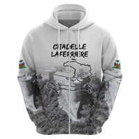 Haiti Pride Citadelle Laferriere 1804 Personalized Zip Hoodie