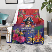 Haiti Toussaint Louverture Personalized Blanket Haitian Revolution 1804