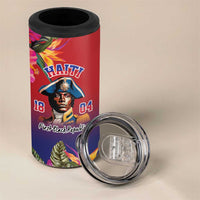 Haiti Toussaint Louverture Personalized 4 in 1 Can Cooler Tumbler Haitian Revolution 1804