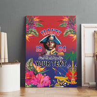 Haiti Toussaint Louverture Personalized Canvas Wall Art Haitian Revolution 1804