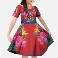 Haiti Toussaint Louverture Personalized Family Matching Off Shoulder Maxi Dress and Hawaiian Shirt Haitian Revolution 1804