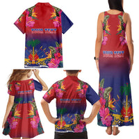 Haiti Toussaint Louverture Personalized Family Matching Tank Maxi Dress and Hawaiian Shirt Haitian Revolution 1804